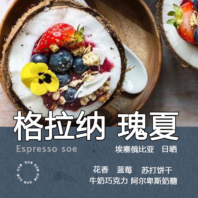 主义者咖啡 格拉纳日晒瑰夏g3 深烘超甜意式浓缩 soe咖啡豆400g