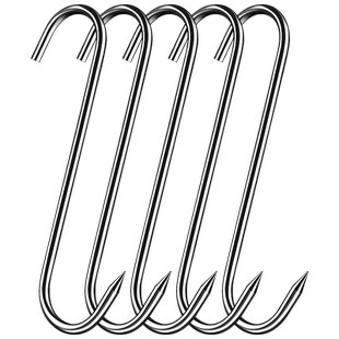 晒腊肉香肠神器晒咸肉晒干货304不锈钢晾晒架厨房挂肉钩子晒干网