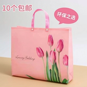 防水无纺布手提袋超市购物袋服装 袋环保 店礼品布袋便携四件套包装