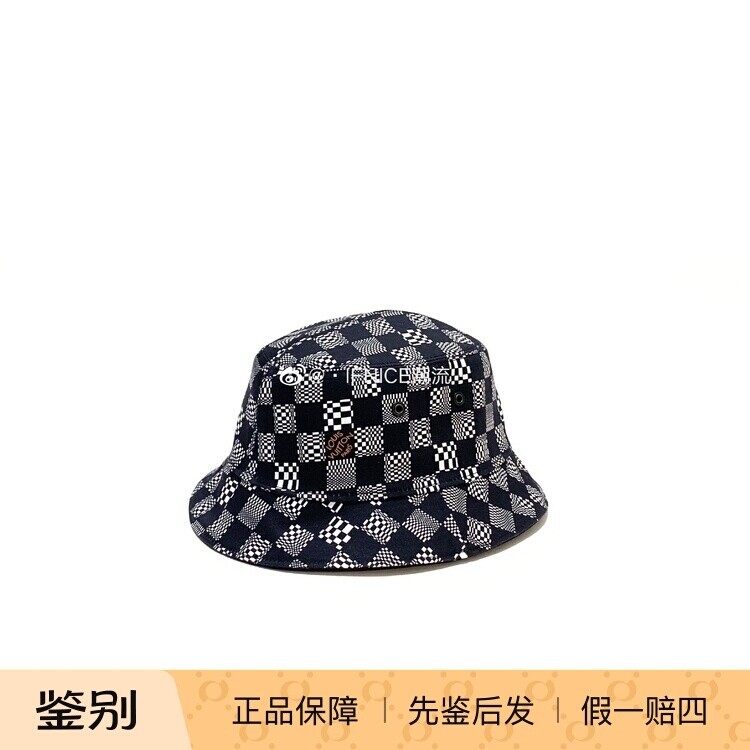 Louis Vuitton LV 21SS 秀款 棋盘格 字母 Logo 渔夫帽