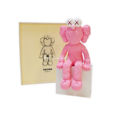 kawsbff粉色light限量铜灯摆件