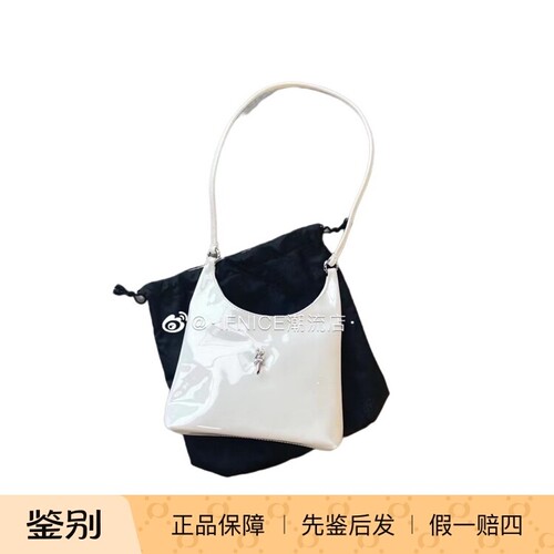 Chrome Hearts 克罗心 白色漆皮腋下包 viv腋下包 限定款