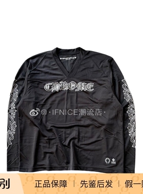 Chrome Hearts 克罗心 黑色 花臂 冰球服 运动长袖T恤