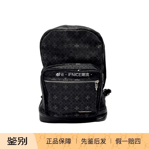 现货chrome克罗心暗纹书包