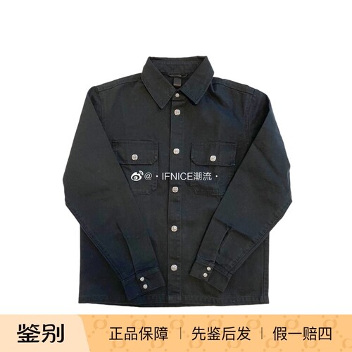 Chrome Hearts 克罗心 Work dog 大银扣牛仔工装衬衫外套