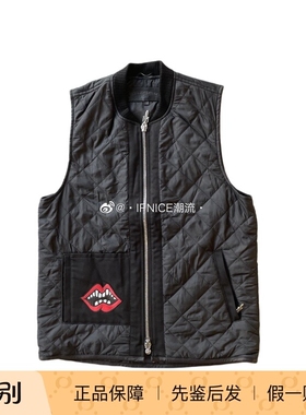 Chrome Hearts 克罗心 Mattyboy 红唇 夹棉 拉链背心马甲