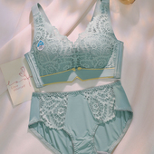 背心文胸小胸聚拢上托显大内衣调整型收副乳内衣套装 女士宽肩胸罩