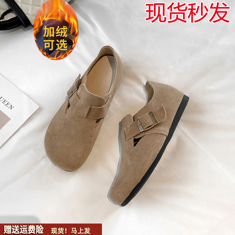 内增高勃肯女鞋春秋2025新款复古