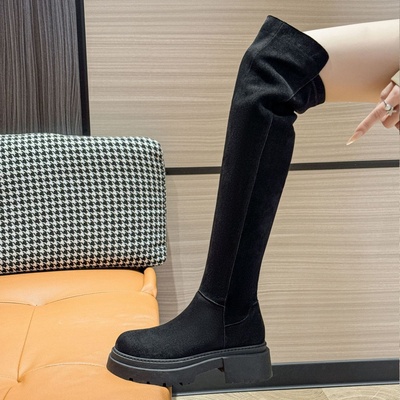 秋冬胖妹长筒靴，粗腿友好大码款