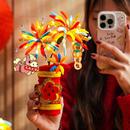 马年新年爆竹烟花桌面摆件diy手工材料包春节儿童幼儿园活动2026