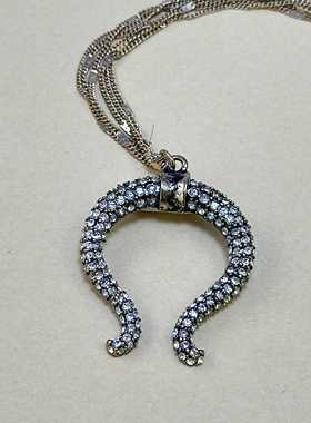 孤品时尚满钻长款小众设计女项链