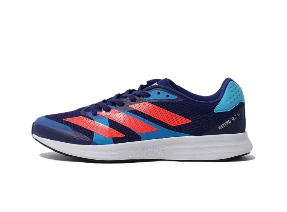 adidas Adizero RC 4 轻盈舒适网布透气休闲百搭潮流运动跑鞋
