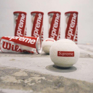 Supreme 正品 比赛训练网球 代购 Wilson 威尔胜联名网球三只装