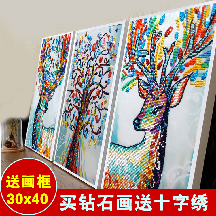Mẫu giáo trẻ em làm bằng tay sáng tạo vật liệu gói DIY kim cương tranh dán tiểu học đồ chơi giáo dục cô gái trứng đồ chơi