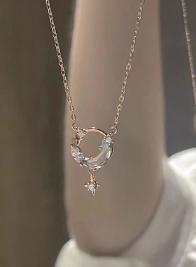 项链女生2025新款轻奢小众锁骨链