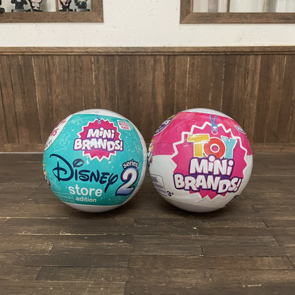 五倍蛋惊喜球超市购物球mini brands迷你拆拆盲蛋玩具球盲盒