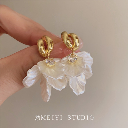 MEIYIJEJORY日韩合金树脂女耳环