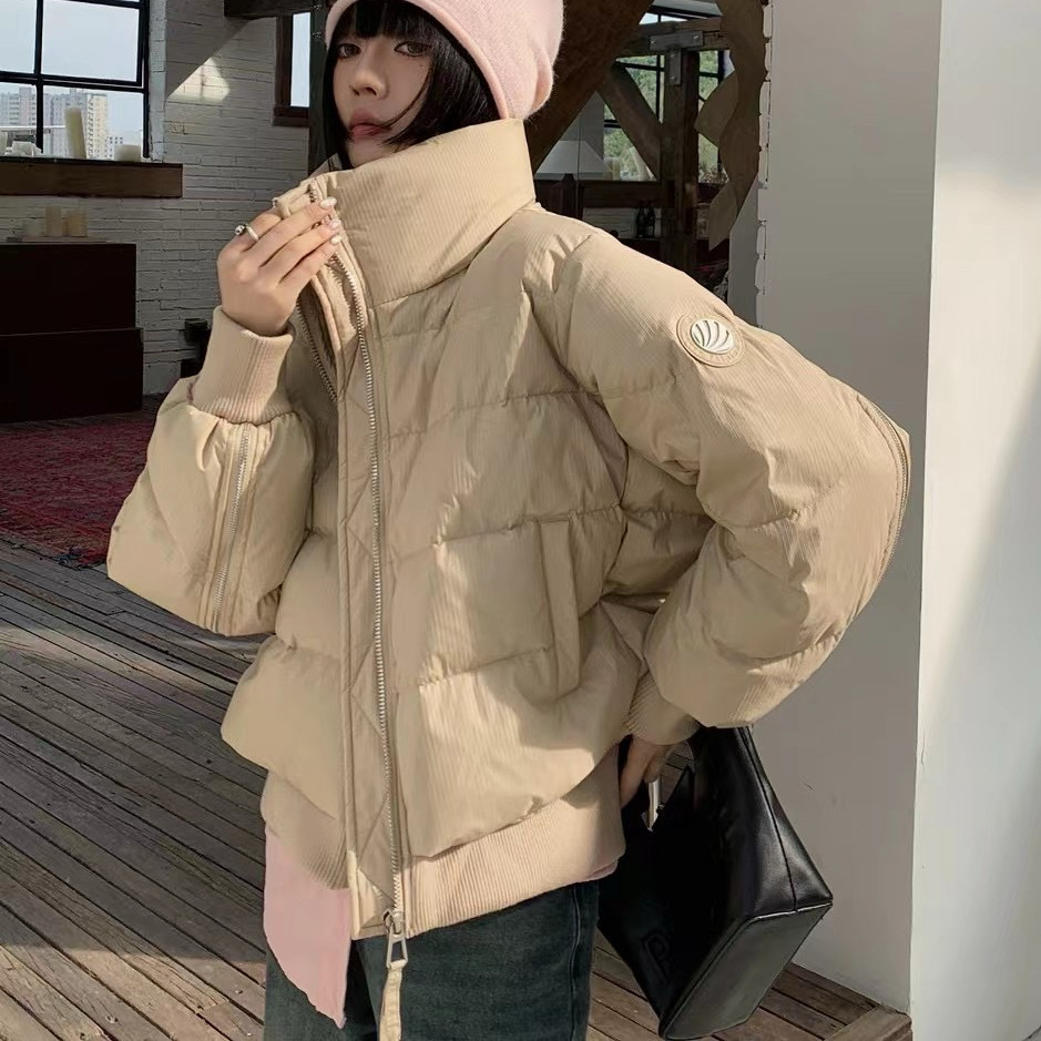 新款韩版设计感学生羽绒服女