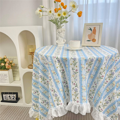小碎花茶几桌垫长方形台布