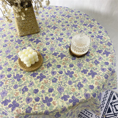 小碎花韩风复古名宿软装书桌桌布
