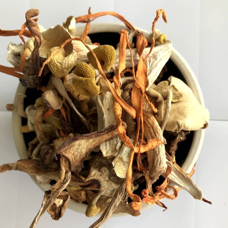 云南野生杂菌碎干货250g羊肚菌汤包营养松茸鸡枞牛肝鸡油菌煲汤料