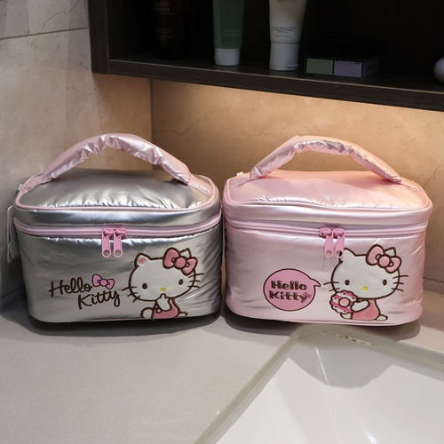 HELLOKITTY凯蒂猫手提式化妆包