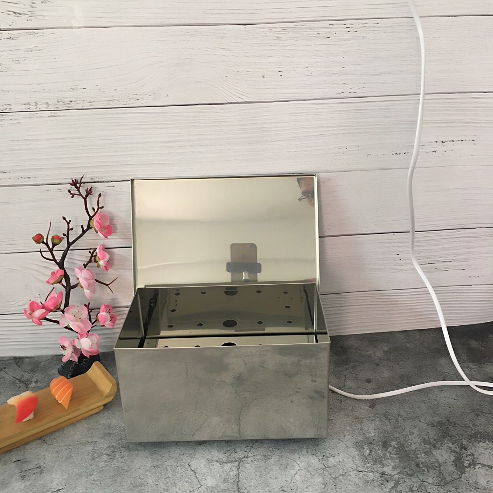 加厚不锈钢电热烤海苔烘干燥机