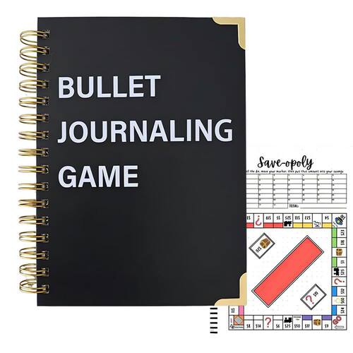 亚马逊新记事本日志Bullet journal game 子弹日志游戏创意计划本