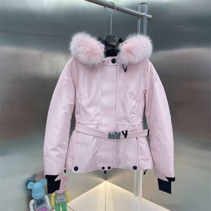 韩版防水短款狐狸毛领羽绒服