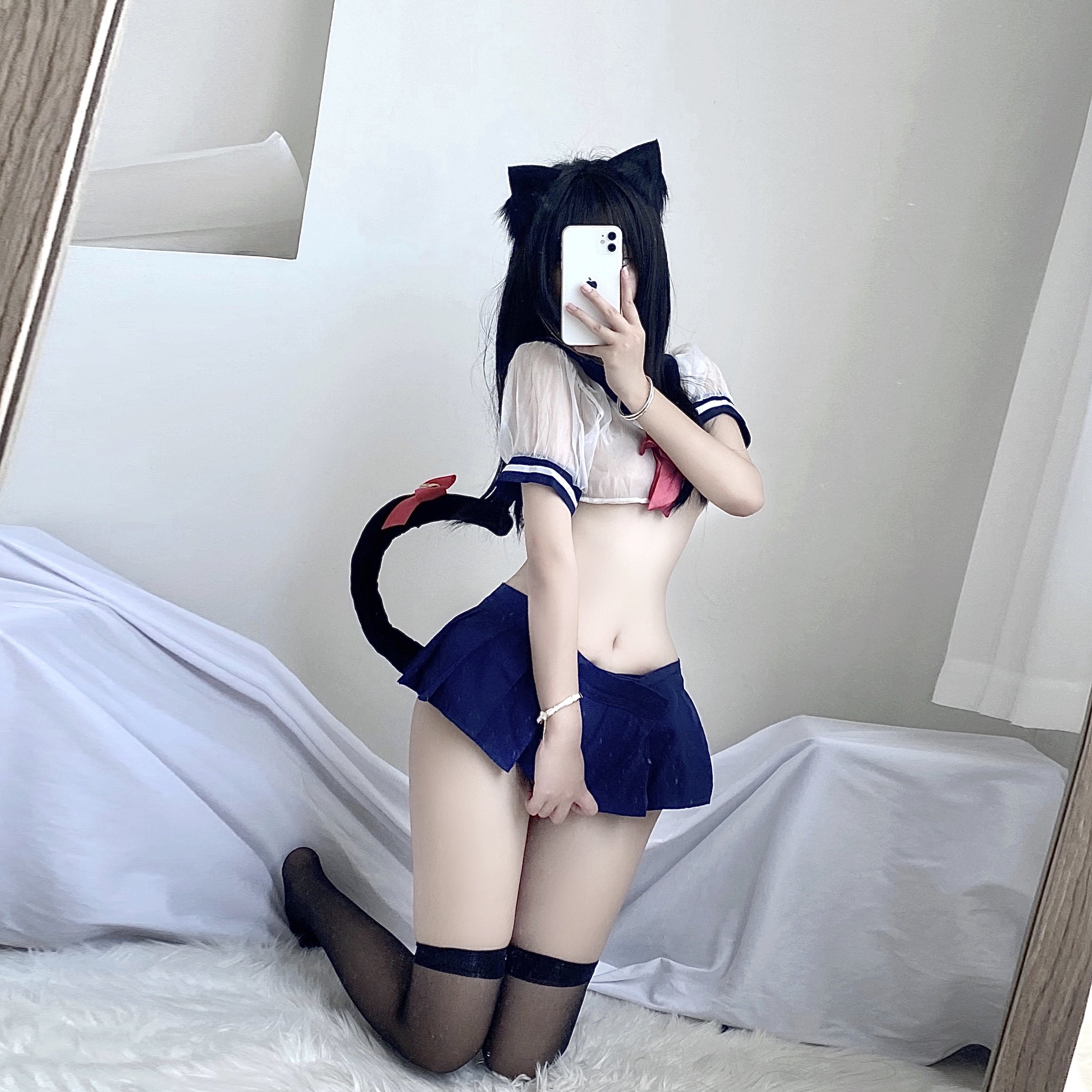 情趣配饰猫尾巴含铁丝任意弯曲图片