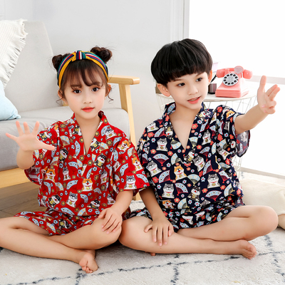 儿童纯棉汗蒸服韩版可爱卡通女童