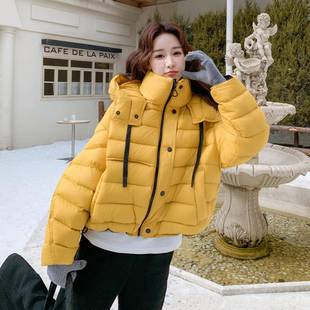 小个子短款 661骨羽绒服女冬新款 连帽好看白鸭绒 色排D07 巨黄季