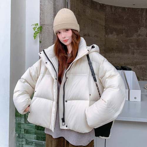 D115-C82白面鸭羽绒包服外女套