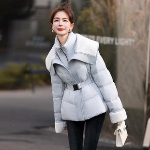 个子加厚包白鸭绒面服 端ZYI2496A洋气小款 短款 羽绒服女冬新高时尚