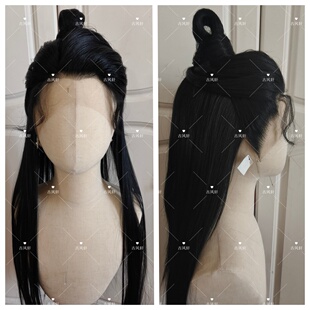 贾宝玉洛阳汉服妆造古风轩假发三尖前手勾蕾丝cos