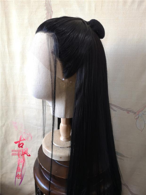 假发套古风汉服美人尖