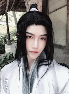 古风轩古装手钩假发美人尖收脸戴飘带前手勾前蕾丝万用配汉服包邮