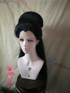 古风轩手勾前蕾丝手钩白娘子假发白素贞传奇美人尖古装发包全头套