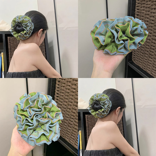 绿野仙踪花边绣球褶皱大肠发圈