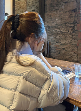 纯色高级感褶皱香蕉夹女后脑勺发夹马尾竖夹扭扭夹发卡头饰发饰