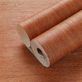 非自粘刷胶加厚复古木纹墙纸原木色工装 酒店商用防水PVC壁纸背景