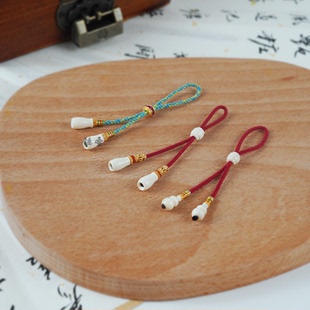 S925银镀金搭配猛犸撞色款文玩弟子珠手工DIY项链吊坠配饰品