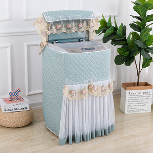 小天鹅通用上开翻盖全自动滚筒布艺防晒防水防尘洗衣机罩洗衣机套