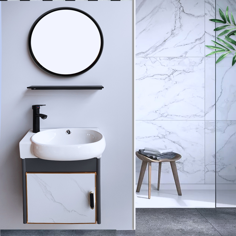 小户型防水防潮铝合金浴室柜