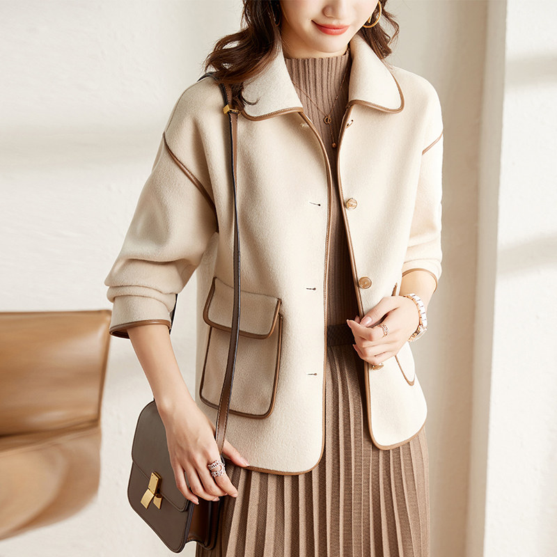 短款春装女2022春秋新款外套小个子上衣早春韩版休闲薄呢子短外套