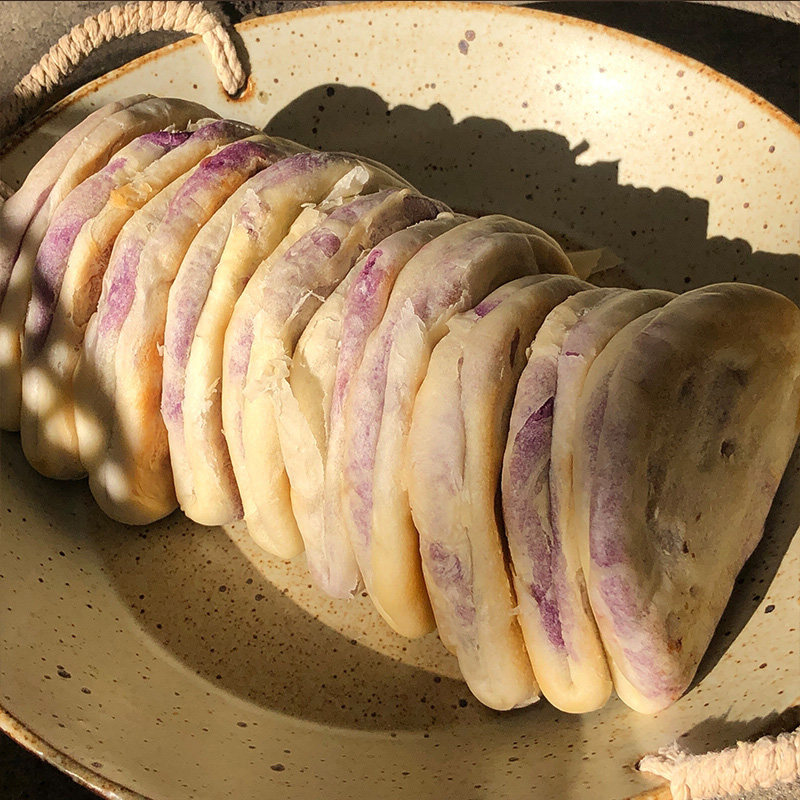紫薯芋泥饼网红零食小吃糯叽叽糕点孕妇低晚上卡脂无解馋糖精手工