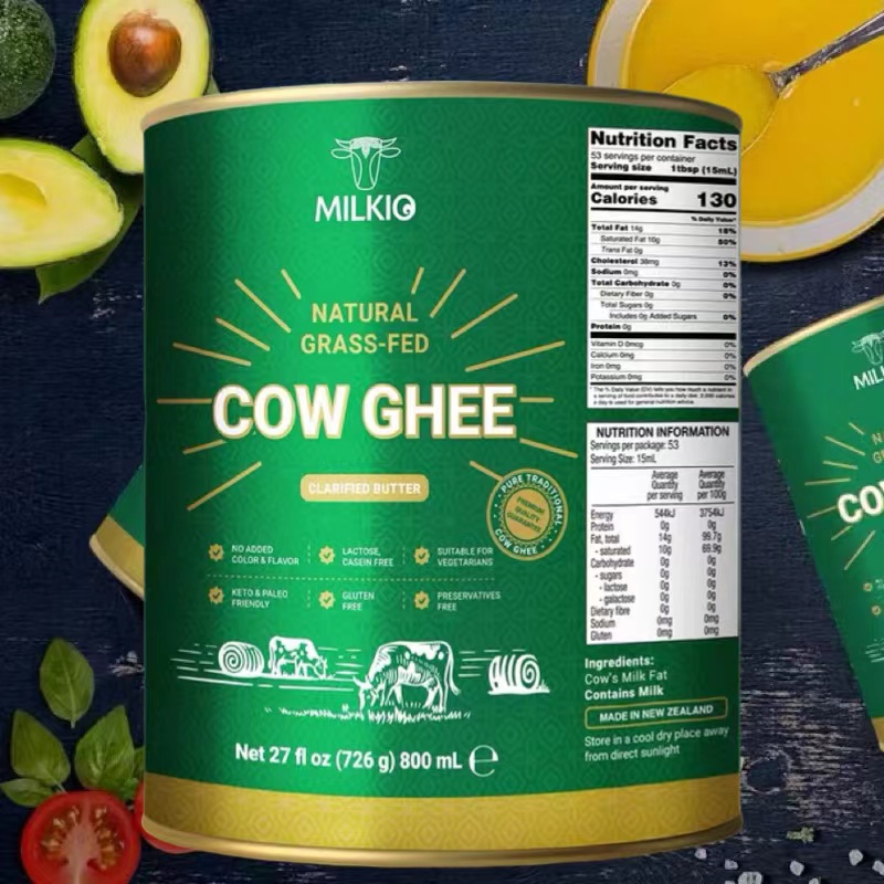 MILKIO COW GHEE PURE NEW ZEALAND新西兰纯牛酥油HALA清黄奶油 粮油调味/速食/干货/烘焙 黄油 原图主图