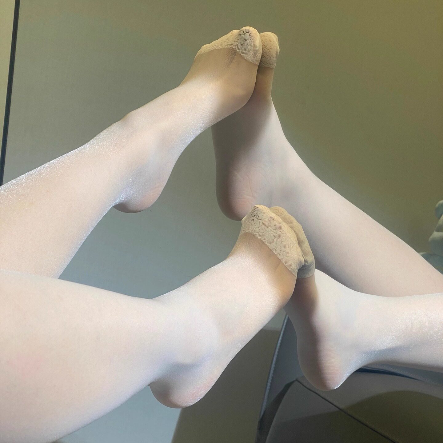 脚尖蕾丝足JIO丝袜5D女提臀白丝玫瑰光腿神器透气隐形连裤袜女袜