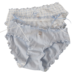 【5A抑菌纯棉裆底】果壳内裤女夏季兔子可爱内裤纯棉裆包臀内裤