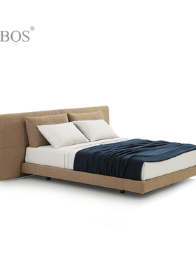 BOBOS意式极简设计师主卧双人布艺1.8米大婚床定制Poliform床YUME